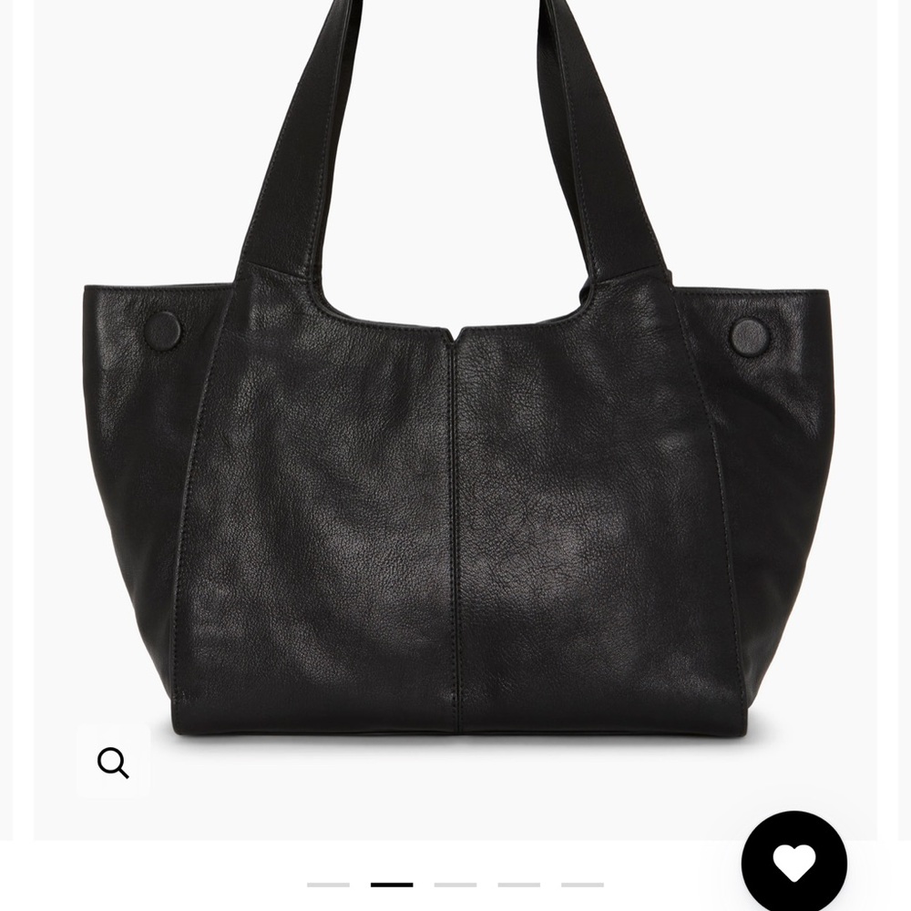 NWT Vince Camuto Women’s Black Leather Tote Bag